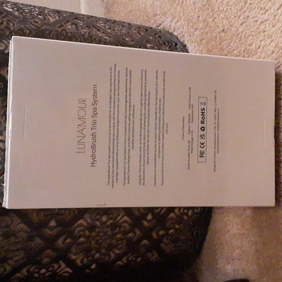 Brand New Luna'mour hydrobrush trio spa system, $195 on their website. - Picture 2 of 10